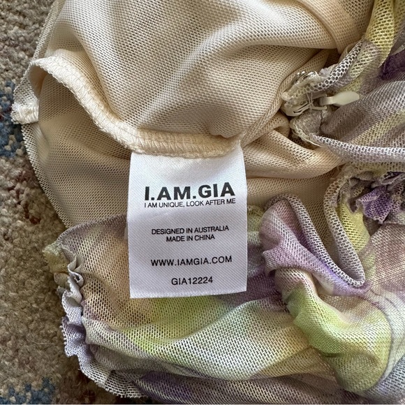 I.AM.GIA Multicolor Ruched Tank Top - Picture 3 of 3